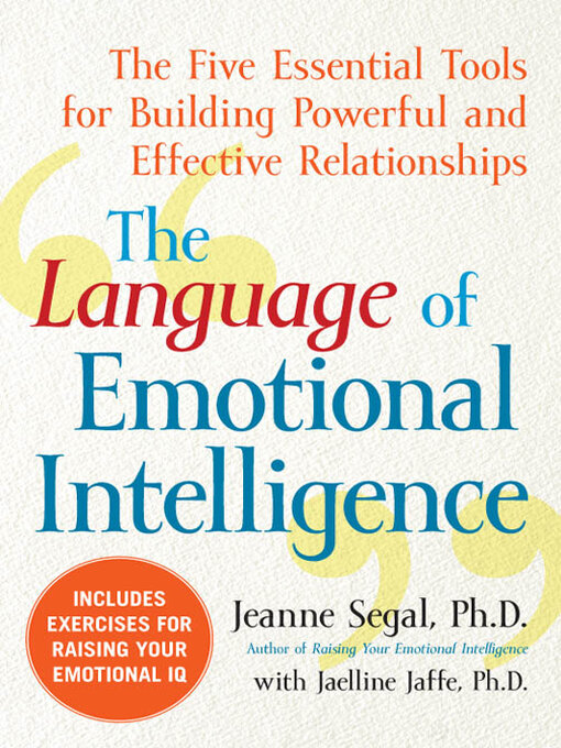 Title details for The Language of Emotional Intelligence by Jeanne Segal - Available